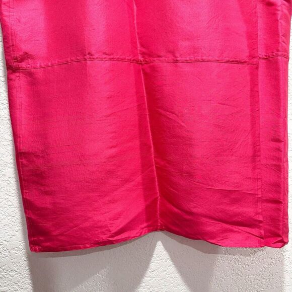 Vintage Jones New York 100% Silk  Fuchsia Pink Maxi Wrap Skirt Women’s 18W - Picture 3 of 7